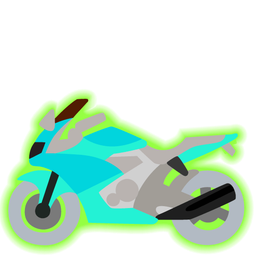 radioactive and motorcycle