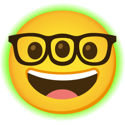 radioactive and nerd face