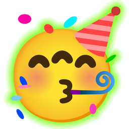 radioactive and partying face