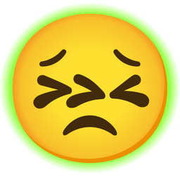 radioactive and persevering face