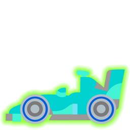 radioactive and racing car