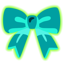 radioactive and ribbon