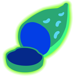 radioactive and roasted sweet potato