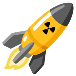 radioactive and rocket