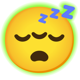 radioactive and sleeping face