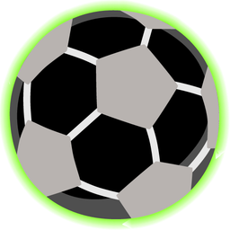 radioactive and soccer ball