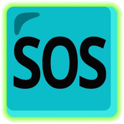 radioactive and SOS button