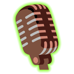 radioactive and studio microphone