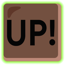 radioactive and UP! button