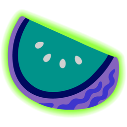 radioactive and watermelon