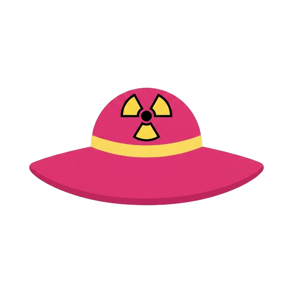 Radioactive and Woman’s hat