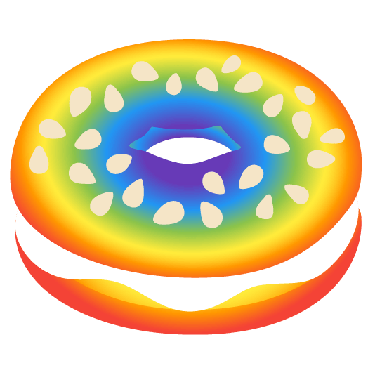 Rainbow and Bagel