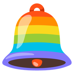 rainbow and bell