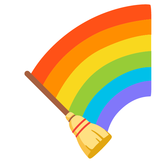 Rainbow and Broom