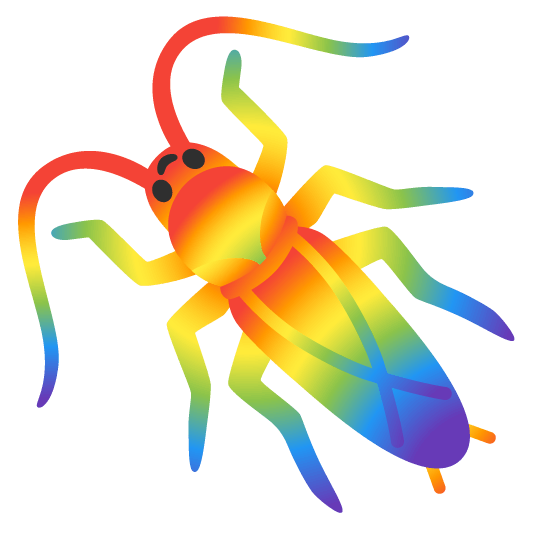 Rainbow and Cockroach