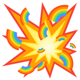 rainbow and collision