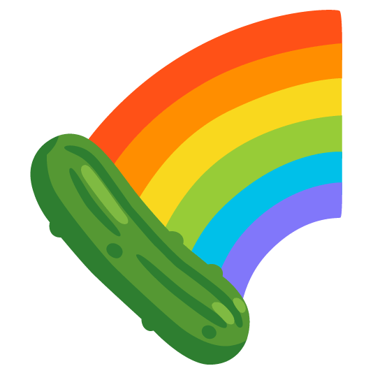 Rainbow and Cucumber