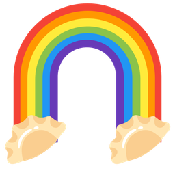 rainbow and dumpling