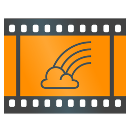 rainbow and film frames