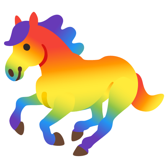 Rainbow and Horse