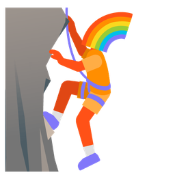 rainbow and mountain