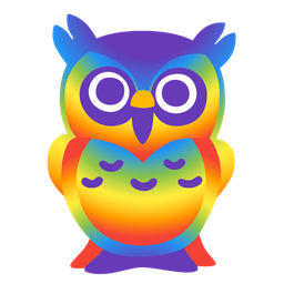 rainbow and owl