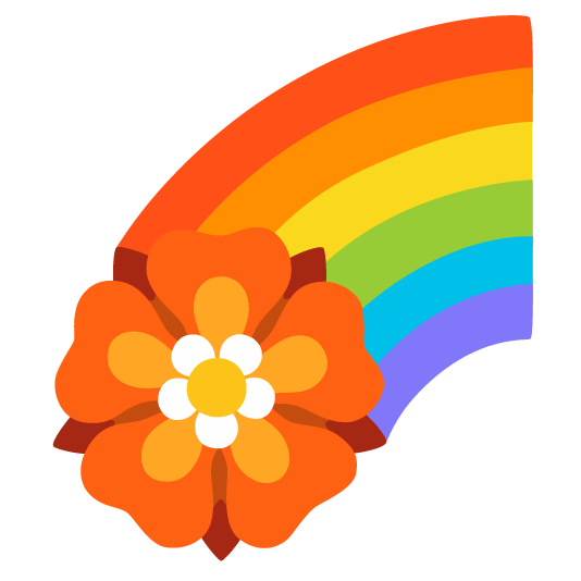 Rainbow and Rosette