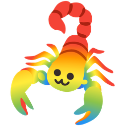 rainbow and scorpion