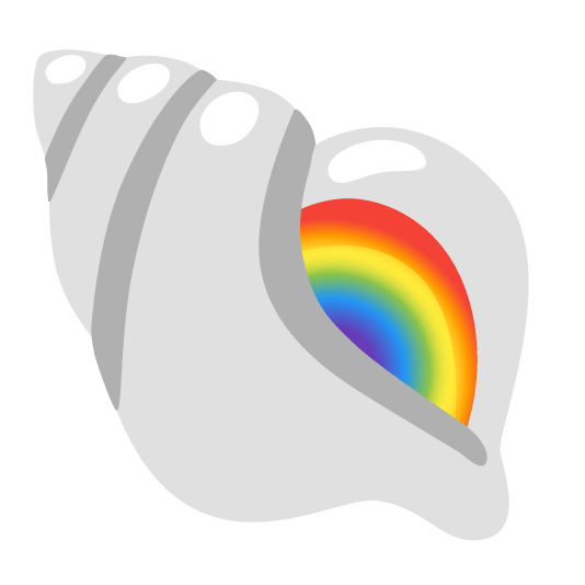 Rainbow and Spiral shell