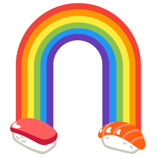 Rainbow and Sushi