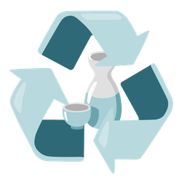 recycling symbol and sake