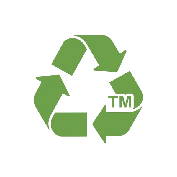 Recycling symbol and Trade mark