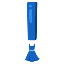 red exclamation mark and dress