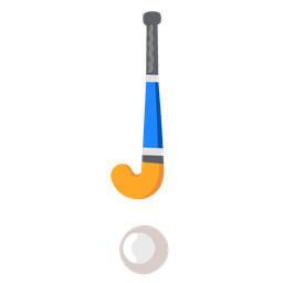 red exclamation mark and field hockey