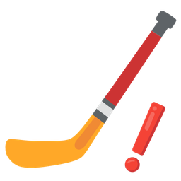 red exclamation mark and ice hockey