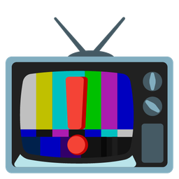 red exclamation mark and television