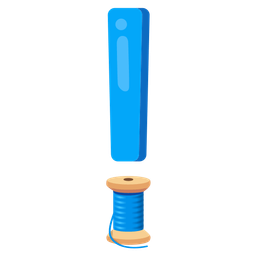 red exclamation mark and thread