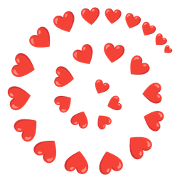 red heart and cyclone