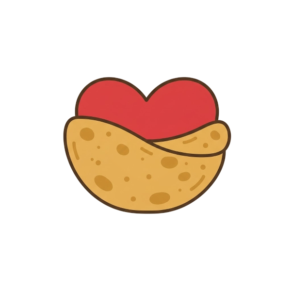 Red heart and Flatbread