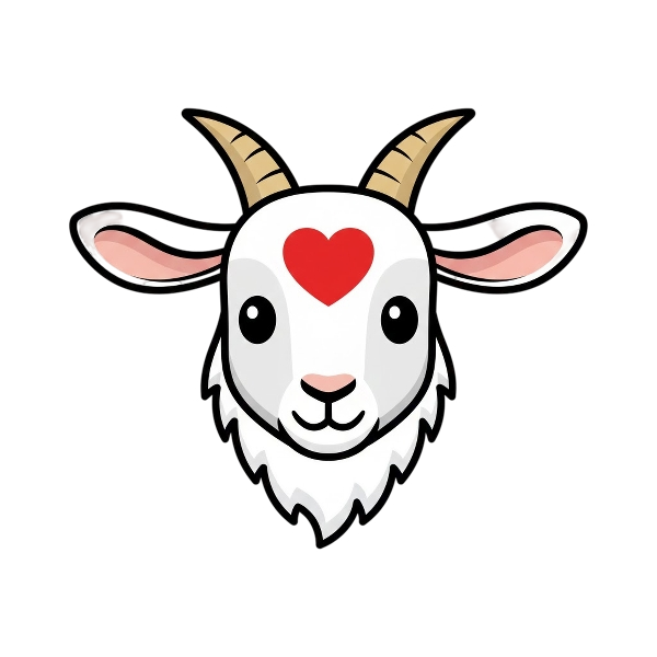 Red heart and Pig face