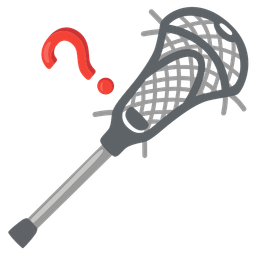 Red question mark and Lacrosse