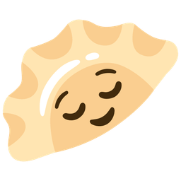 relieved face and dumpling