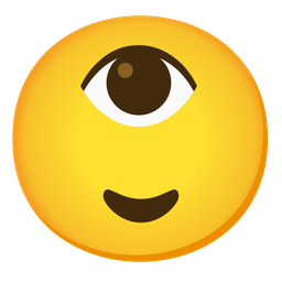 relieved face and eye