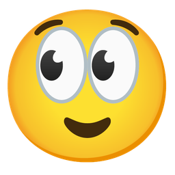 relieved face and eyes