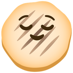 relieved face and flatbread