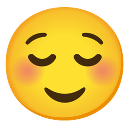 Relieved face and Smiling face