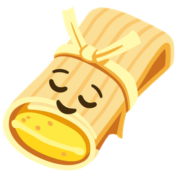 relieved face and tamale