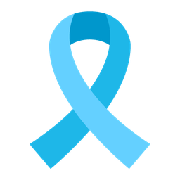 reminder ribbon and light blue heart