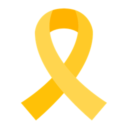 reminder ribbon and yellow heart