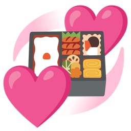 revolving hearts and bento box